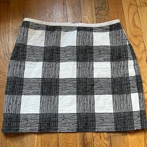 Madewell plaid skirt